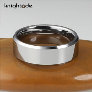 6mm 8mm Tungsten Carbide Wedding Band Men Women Gift Ring