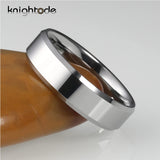 6mm 8mm Tungsten Carbide Wedding Band Men Women Gift Ring