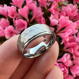 6mm 8mm Tungsten Carbide Wedding Band Comfort Fit