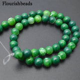 6mm 8mm Fire Agate Smooth Stone Round Loose Beads DIY Jewelry Making