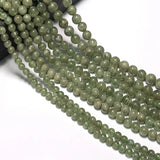 6-8mm Brazil Green Apatite Stone Beads Round Loose Garnet Beads 15''