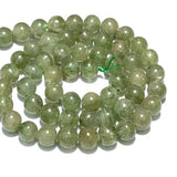 6-8mm Brazil Green Apatite Stone Beads Round Loose Garnet Beads 15''