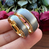6mm 8mm Tungsten Carbide Ring Brushed Wedding Band Dailylife Gift