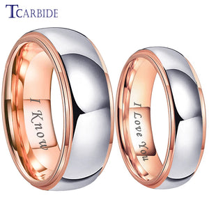 6mm 8mm Tungsten Carbide Ring Brushed Wedding Band Dailylife Gift