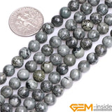 6mm 8mm Gray Jasper Beads Natural Stone DIY Loose Beads 15 Inch