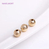 6mm/8mm Spacer Beads Round Beads Plated for DIY Jewellery Making