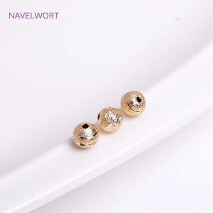 6mm/8mm Spacer Beads Round Beads Plated for DIY Jewellery Making