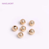 6mm/8mm Spacer Beads Round Beads Plated for DIY Jewellery Making
