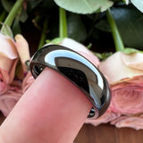 Tungsten Carbide Wedding Band Polished Comfort Fit