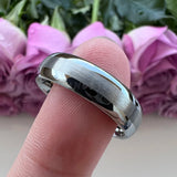 6mm 8mm Tungsten Carbide Ring Engagement Comfort Fit