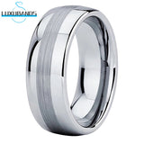 6mm 8mm Tungsten Carbide Ring Engagement Comfort Fit
