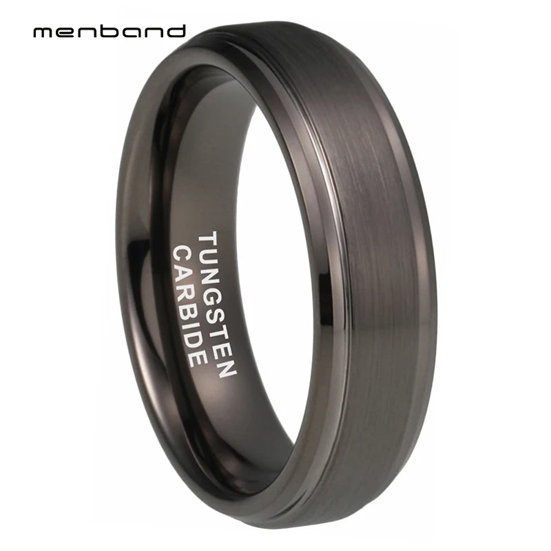 Tungsten Carbide Rings for Men Women Comfort Fit