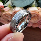 6mm 8mm Tungsten Carbide Wedding Band Engagement Ring for Men Women
