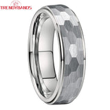 6mm 8mm Tungsten Carbide Wedding Band Engagement Ring for Men Women