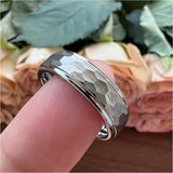 6mm 8mm Tungsten Carbide Wedding Band Engagement Ring for Men Women