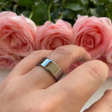 6mm 8mm Tungsten Carbide Ring Wedding Band Flat Polished