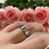 6mm 8mm Tungsten Carbide Ring Wedding Band Flat Polished