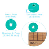 Colorful Ellipse Disc Polymer Clay Beads Loose Beads DIY Jewelry Making