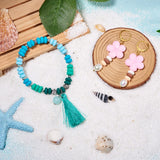 Colorful Ellipse Disc Polymer Clay Beads Loose Beads DIY Jewelry Making
