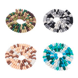 Colorful Ellipse Disc Polymer Clay Beads Loose Beads DIY Jewelry Making