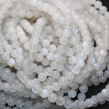 6mm Natural Rainbow Moonstone Loose Beads for DIY Making