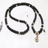 6mm Agate 108 Beads Pendant Bracelet Spirituality Ruyi Lucky Pray Unisex Cuff