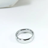 6mm Tungsten Carbide Wedding Rings Beveled Faceted Edges US Size 6-12