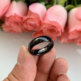 6mm Tungsten Wedding Band Ring for Men Women Plated Polished Comfort Fit