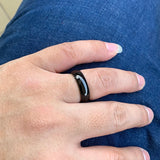 6mm Tungsten Wedding Band Ring for Men Women Plated Polished Comfort Fit