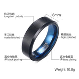 6mm Tungsten Carbide Rings for Men Wedding Jewelry