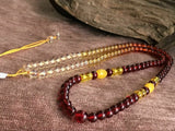 6mm Natural Mexican Amber Beeswax Amber Braided Bracelet Necklace