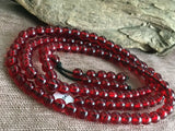 6mm Natural Mexican Blood Amber Beeswax Bracelet Necklace