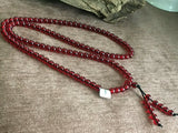 6mm Natural Mexican Blood Amber Beeswax Bracelet Necklace