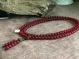 6mm Natural Mexican Blood Amber Beeswax Bracelet Necklace