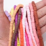 6mm Polymer Clay Spacer Beads 10Pcs/Lot for DIY Jewelry Making