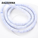 6mm Natural Shell Beads Charms Spacer Beads Jewelry Making DIY