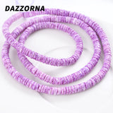 6mm Natural Shell Beads Charms Spacer Beads Jewelry Making DIY