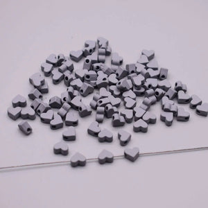 6mm Red Love Heart Beads for Jewelry Making DIY Bracelet Necklace