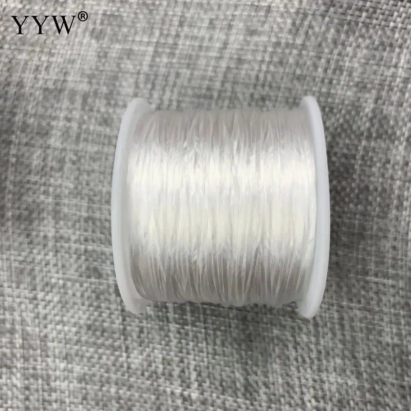 6mm Elastic Thread Round Crystal Line Nylon Rubber Stretchy Cord