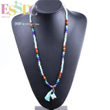 6mm Multi-circle Opal Bracelet/Necklace Mer-Ka-Ba Charm 7 Chakra Tassel