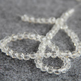 6mm Faceted Pale Yellow AB+ Glass Crystal Beads 15inch 3pc/lot
