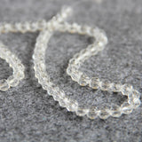 6mm Faceted Pale Yellow AB+ Glass Crystal Beads 15inch 3pc/lot