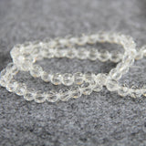 6mm Faceted Pale Yellow AB+ Glass Crystal Beads 15inch 3pc/lot