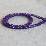 6mm Alexandrite Natural Amethyst Stone Round Beads 15-inch DIY Jewelry Making