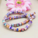 6mm Cube Pink Malachite Loose DIY Beads Jewelry Making 15-inch