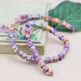 6mm Cube Pink Malachite Loose DIY Beads Jewelry Making 15-inch