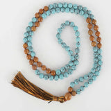 6mm Turquoise Sandalwood Bracelet National Style DIY