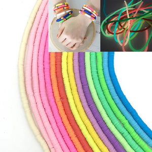 6mm Glow in Dark Polymer Clay Beads for DIY Jewelry