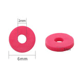 6mm Glow in Dark Polymer Clay Beads for DIY Jewelry