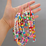 Polymer Clay Spacer Bead Set - Smile Beads for Jewelry Making